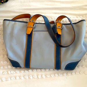 Coach Leather and Nylon Tote Bag